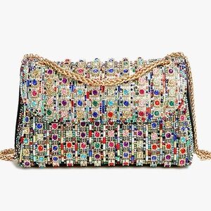 Multicolor Beaded Women's Bag